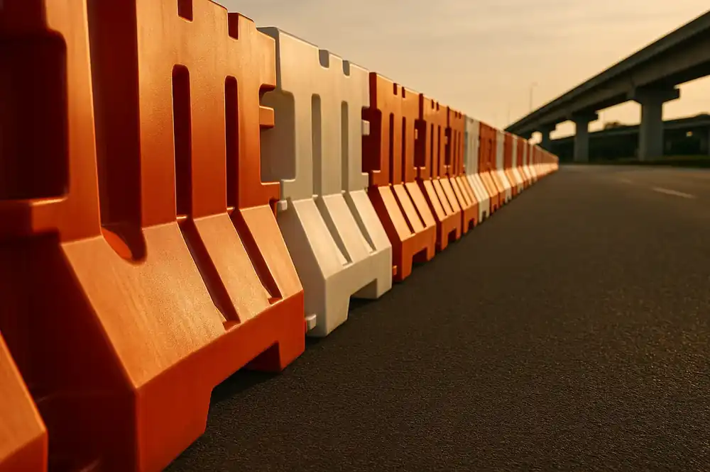 water-filled plastic road barrier rental Malaysia selangor road works