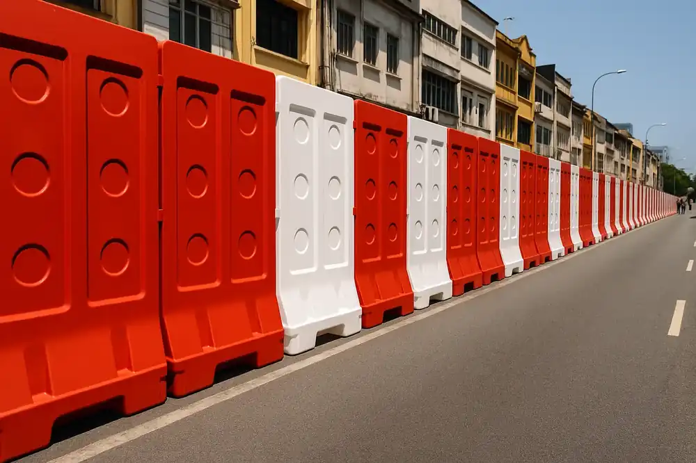 plastic hoarding panel construction site perimeter enclosure rental Malaysia